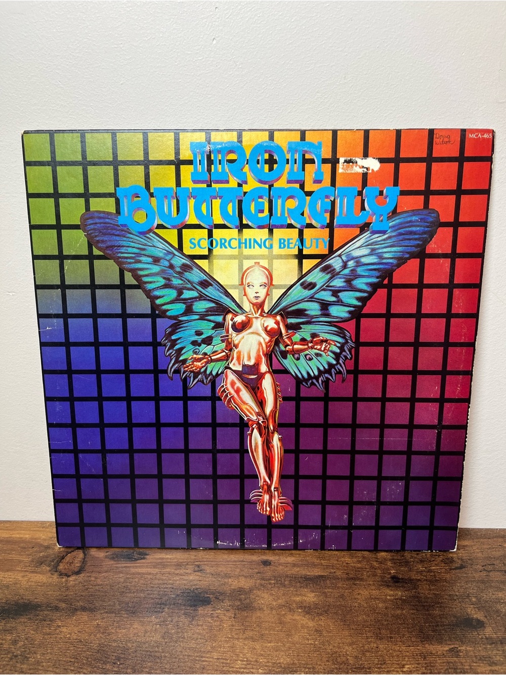 Vintage Iron Butterfly Scorching Beauty Vinyl Record